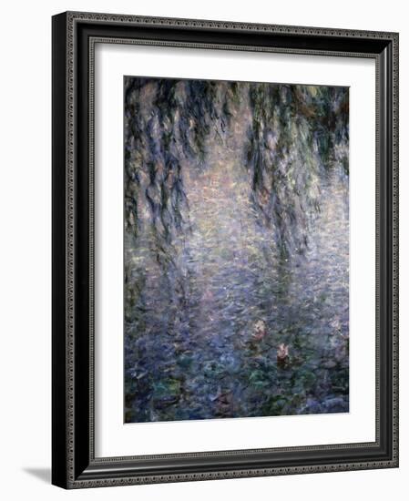 Le Matin Clair Aux Saules, Bright Morning with Willow Trees, from a Series of 8 Giant Canvases-Claude Monet-Framed Giclee Print