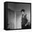 Le Mauvais Chemin LA VIACCIA by MauroBolognini with Jean-Paul Belmondo, 1961 (b/w photo)-null-Framed Stretched Canvas