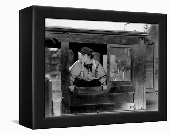 Le Mecano by la General THE GENERAL by and with Buster Keaton, 1927 (b/w photo)-null-Framed Stretched Canvas