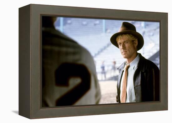 Le Meilleur THE NATURAL by Barry Levinson with Robert Redford, 1984 (photo)-null-Framed Stretched Canvas