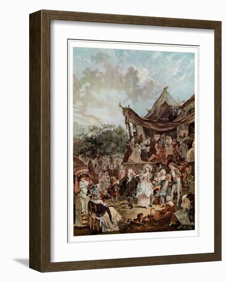 ' Le Menuet de la Mariee ' 1786-Philibert-Louis Debucourt-Framed Giclee Print