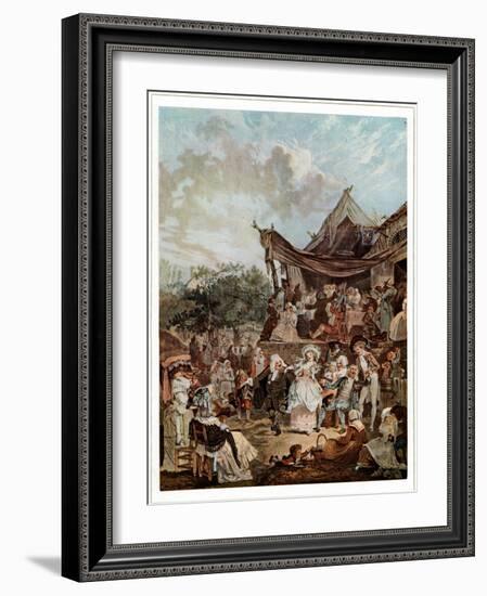 ' Le Menuet de la Mariee ' 1786-Philibert-Louis Debucourt-Framed Giclee Print