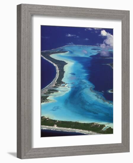 Le Meridien Hotel Bungalows, , Bora Bora, French Polynesia-Walter Bibikow-Framed Photographic Print