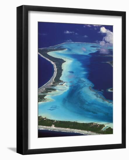 Le Meridien Hotel Bungalows, , Bora Bora, French Polynesia-Walter Bibikow-Framed Photographic Print