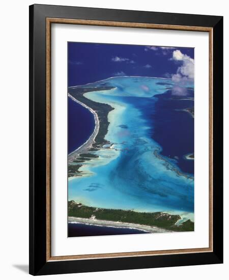 Le Meridien Hotel Bungalows, , Bora Bora, French Polynesia-Walter Bibikow-Framed Photographic Print