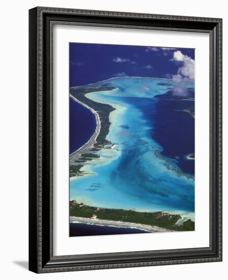 Le Meridien Hotel Bungalows, , Bora Bora, French Polynesia-Walter Bibikow-Framed Photographic Print