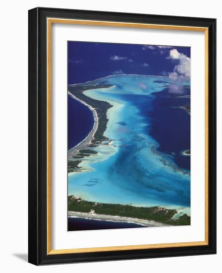 Le Meridien Hotel Bungalows, , Bora Bora, French Polynesia-Walter Bibikow-Framed Photographic Print