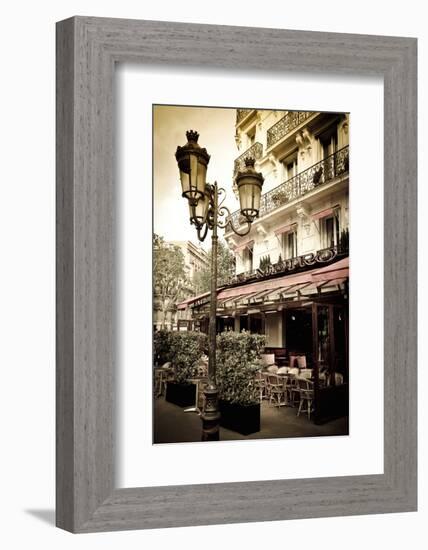 Le Metro Restaurant, Left Bank, Paris, France-Russ Bishop-Framed Photographic Print