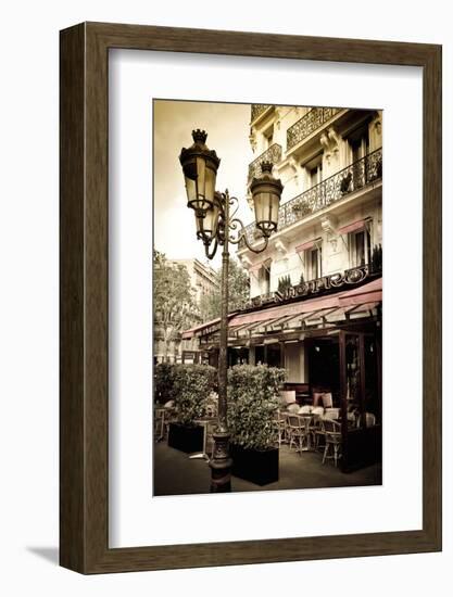 Le Metro Restaurant, Left Bank, Paris, France-Russ Bishop-Framed Photographic Print