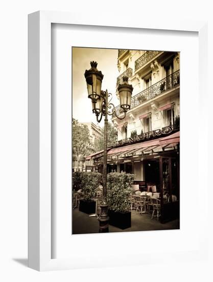 Le Metro Restaurant, Left Bank, Paris, France-Russ Bishop-Framed Photographic Print