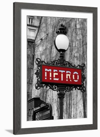 Le Metro Rouge-Bill Philip-Framed Giclee Print
