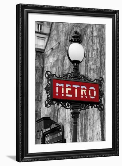 Le Metro Rouge-Bill Philip-Framed Giclee Print