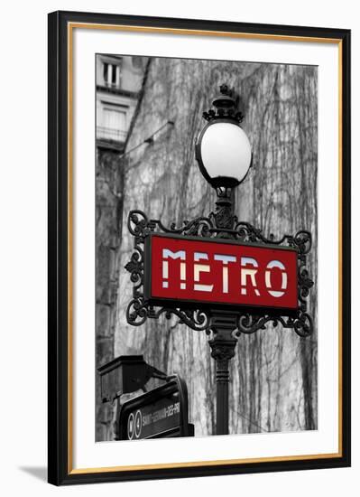 Le Metro Rouge-Bill Philip-Framed Giclee Print