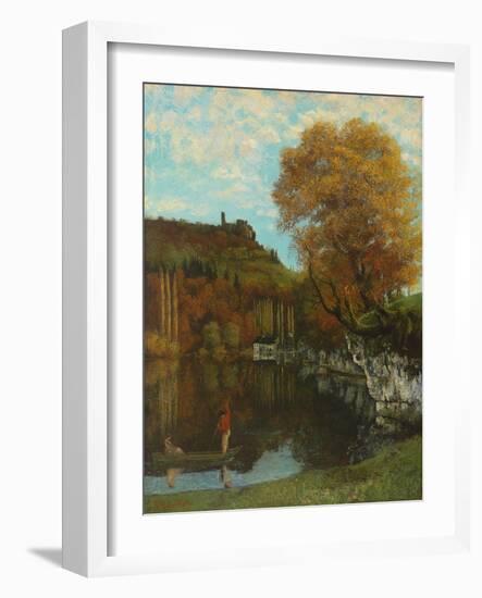 Le Miroir De Scey-En-Varais, 1864-68-Gustave Courbet-Framed Giclee Print