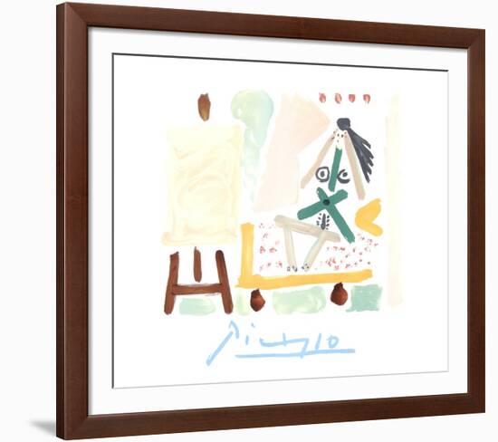 Le Modele Dans L'Atelier-Pablo Picasso-Framed Collectable Print