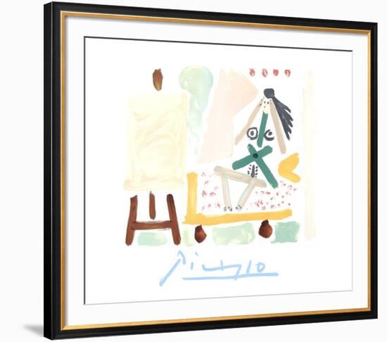 Le Modele Dans L'Atelier-Pablo Picasso-Framed Collectable Print