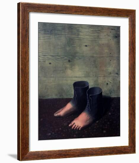 Le Modele Rouge, c.1935-Rene Magritte-Framed Art Print