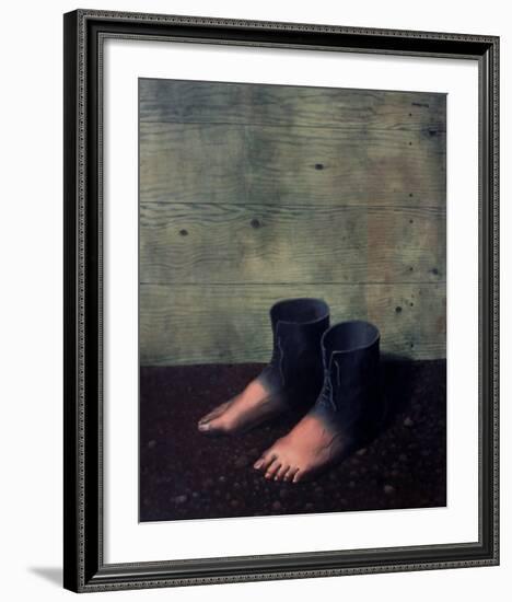 Le Modele Rouge, c.1935-Rene Magritte-Framed Art Print