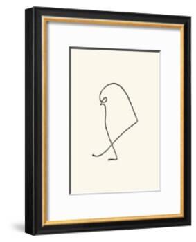 Le Moineau, c.1907-Pablo Picasso-Framed Serigraph