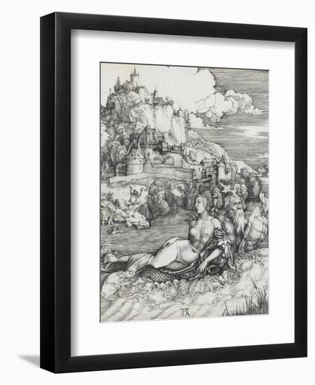 Le monstre marin-Albrecht Dürer-Framed Giclee Print