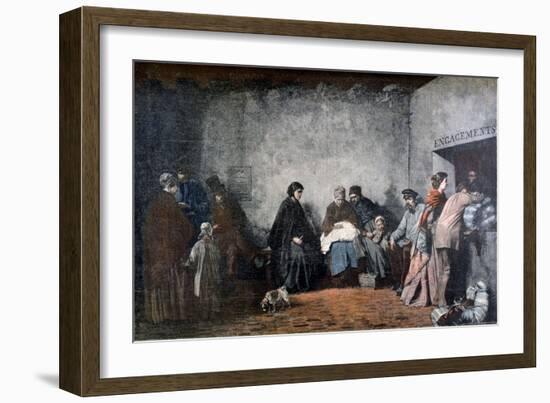 Le Mont-De-Piete-Ferdinand Heilbuth-Framed Giclee Print