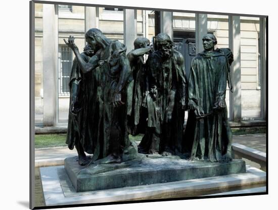 Le Monument Des Bourgeois De Calais Bronze Sculpture by Auguste Rodin (1840-1917), 1889. Paris, Mus-Auguste Rodin-Mounted Giclee Print