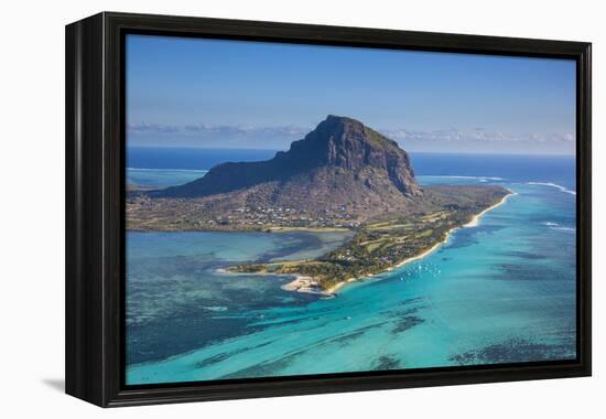 Le Morne Brabant Peninsula, Black River (Riviere Noire), West Coast, Mauritius-Jon Arnold-Framed Premier Image Canvas