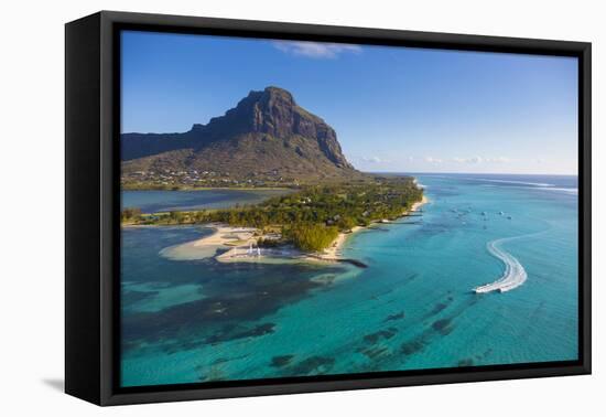 Le Morne Brabant Peninsula, Black River (Riviere Noire), West Coast, Mauritius-Jon Arnold-Framed Premier Image Canvas