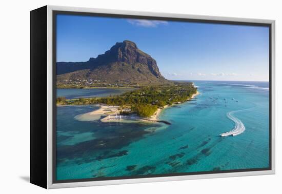 Le Morne Brabant Peninsula, Black River (Riviere Noire), West Coast, Mauritius-Jon Arnold-Framed Premier Image Canvas