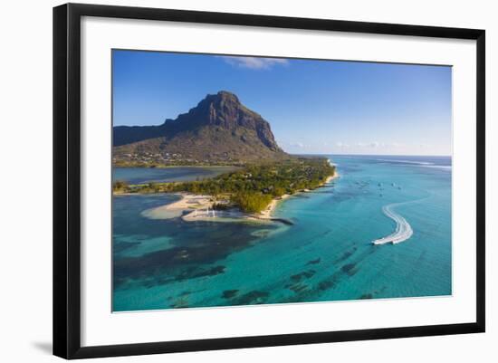 Le Morne Brabant Peninsula, Black River (Riviere Noire), West Coast, Mauritius-Jon Arnold-Framed Photographic Print