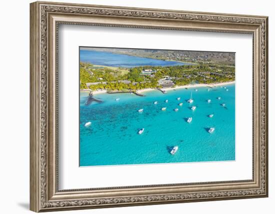 Le Morne Brabant Peninsula, Black River (Riviere Noire), West Coast, Mauritius-Jon Arnold-Framed Photographic Print