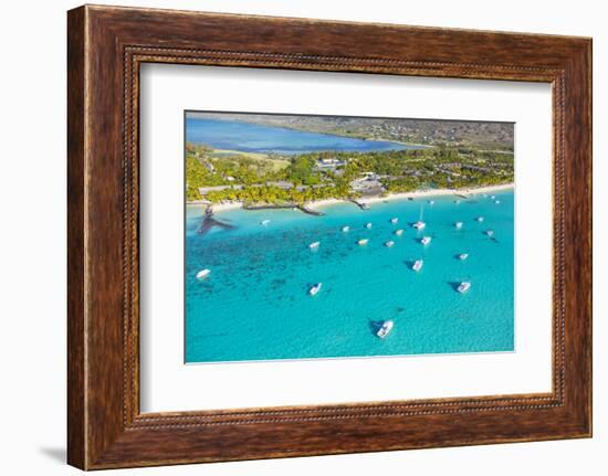 Le Morne Brabant Peninsula, Black River (Riviere Noire), West Coast, Mauritius-Jon Arnold-Framed Photographic Print