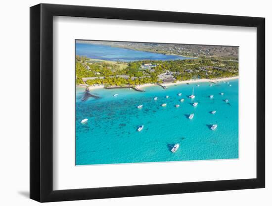 Le Morne Brabant Peninsula, Black River (Riviere Noire), West Coast, Mauritius-Jon Arnold-Framed Photographic Print