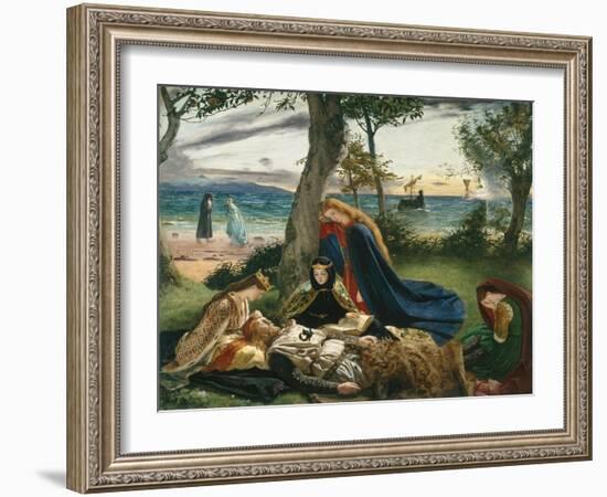 Le Morte d'Arthur, 1860-James Archer-Framed Giclee Print