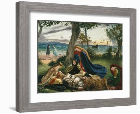 Le Morte d'Arthur, 1860-James Archer-Framed Giclee Print