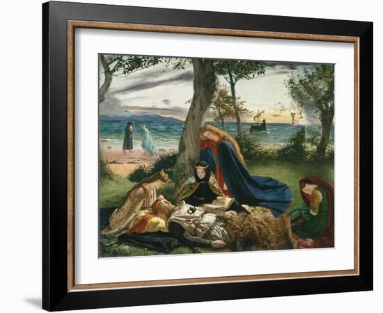 Le Morte d'Arthur, 1860-James Archer-Framed Giclee Print