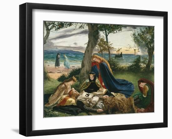 Le Morte d'Arthur, 1860-James Archer-Framed Giclee Print