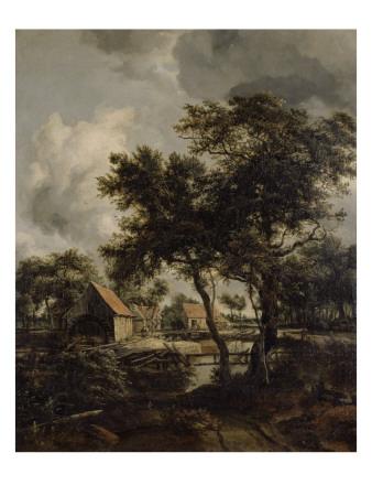 Le Moulin à Eau Giclee Print By Meindert Hobbema Artcom