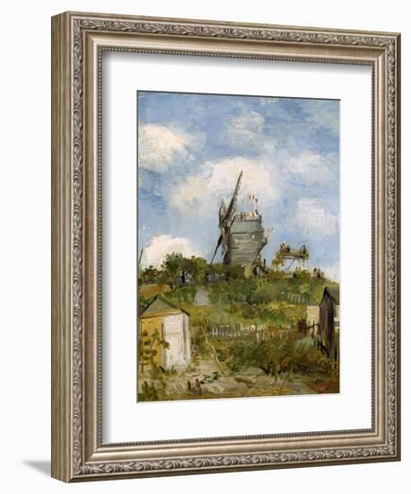 Le Moulin De Blute-Fin, Montmartre, 1886-Vincent van Gogh-Framed Giclee Print