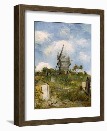 Le Moulin De Blute-Fin, Montmartre, 1886-Vincent van Gogh-Framed Giclee Print