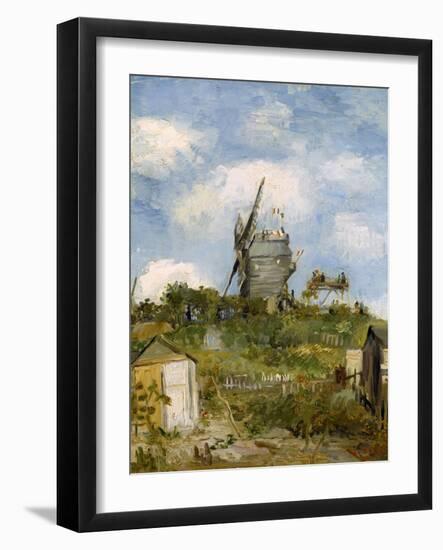 Le Moulin De Blute-Fin, Montmartre, 1886-Vincent van Gogh-Framed Giclee Print