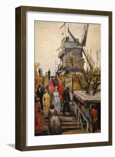 Le Moulin De Blute-Fin-Vincent van Gogh-Framed Giclee Print