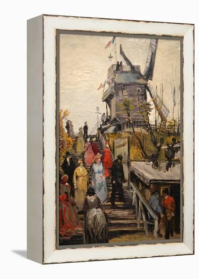 Le Moulin De Blute-Fin-Vincent van Gogh-Framed Premier Image Canvas
