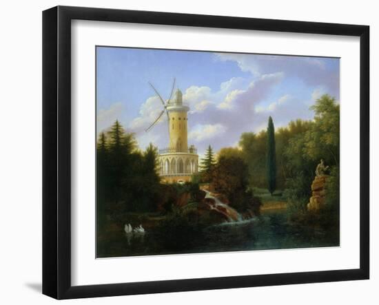 Le moulin de la Folie Beaujon, 1827-Antoine Guyot-Framed Giclee Print