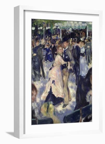 Le Moulin De La Galette, 1876-Pierre-Auguste Renoir-Framed Giclee Print