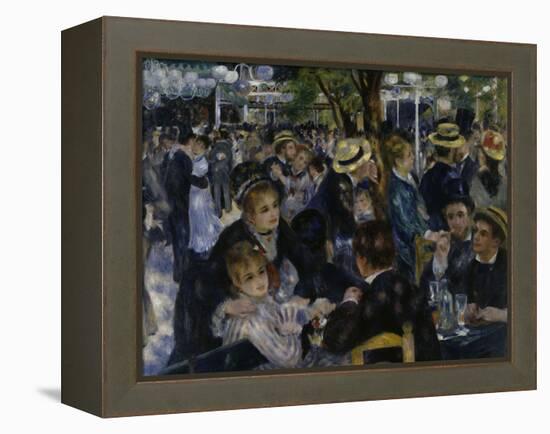Le Moulin de la Galette, c.1876-Pierre-Auguste Renoir-Framed Premier Image Canvas