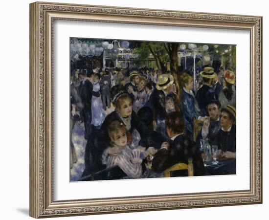 Le Moulin de la Galette, c.1876-Pierre-Auguste Renoir-Framed Giclee Print