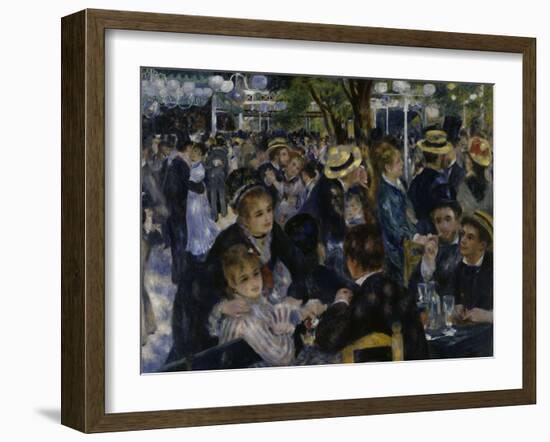 Le Moulin de la Galette, c.1876-Pierre-Auguste Renoir-Framed Giclee Print