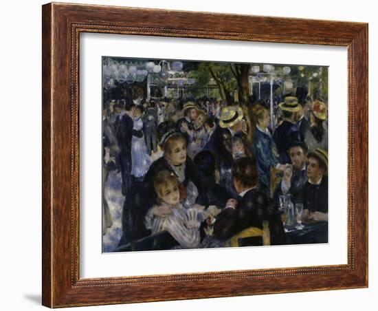 Le Moulin de la Galette, c.1876-Pierre-Auguste Renoir-Framed Giclee Print