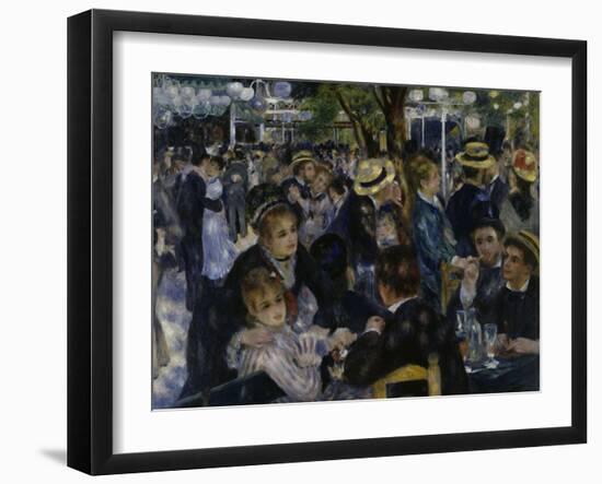 Le Moulin de la Galette, c.1876-Pierre-Auguste Renoir-Framed Giclee Print